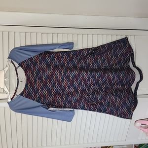 Charlie's Project Rainbow Sweater Charlotte Dress, Size 4